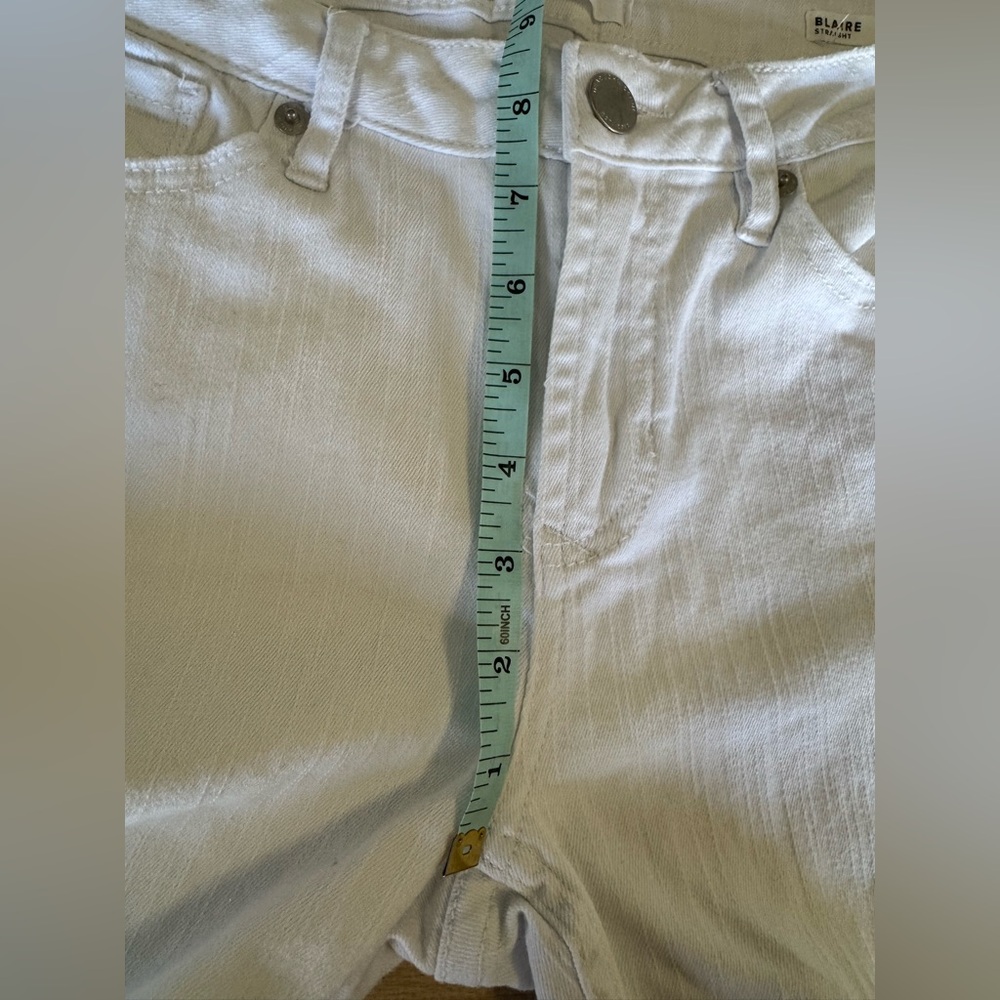 Dear John Women's Blaire White Straight Leg ankle Jeans - Picture 9 of 11
